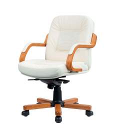 Кресло Косма Д кожа дерево